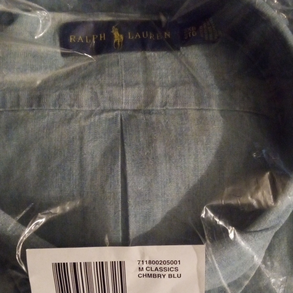 Ralph Lauren Chambray Blue Shirt
